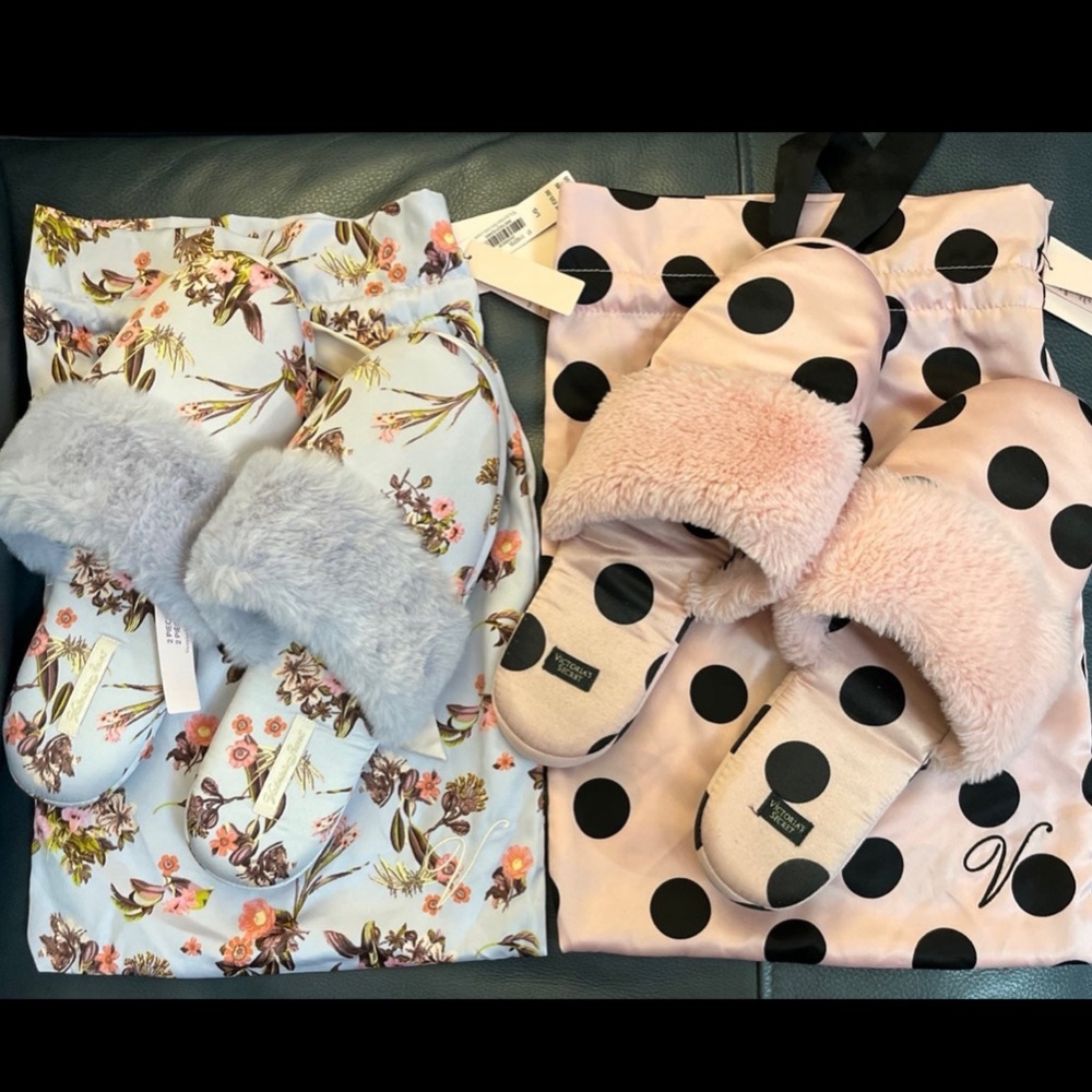 TWO-Victoria Secret Slippers Bundle!